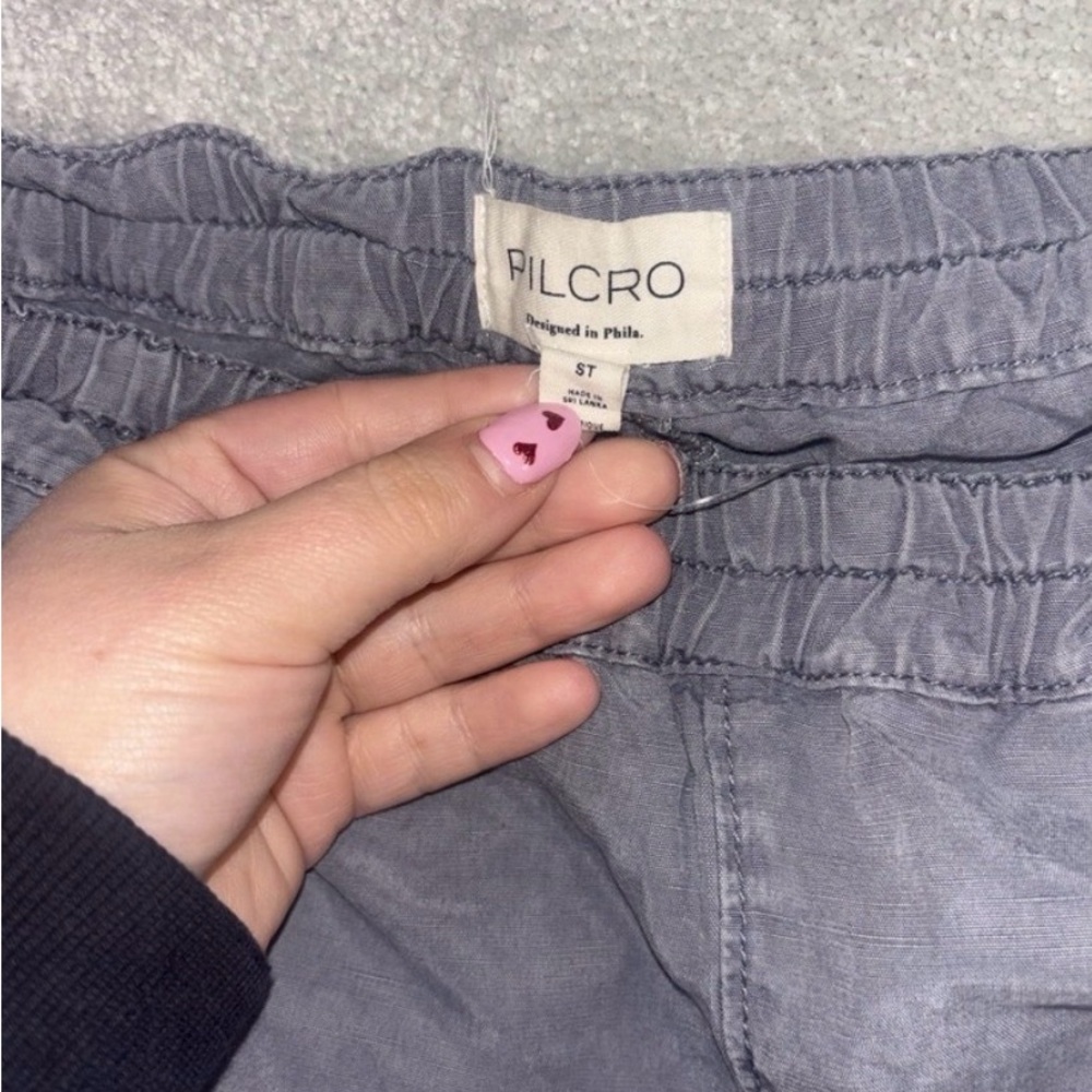 Anthropologie Gray Cropped Pants - Picture 3 of 10